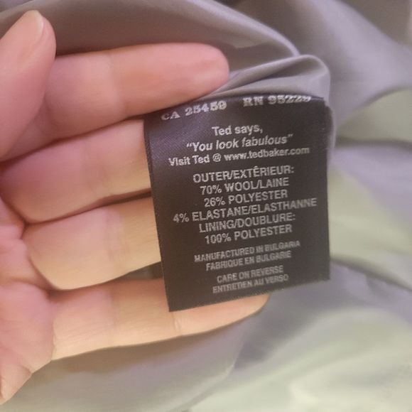 Ted Baker London Gray Checked Dress - Picture 7 of 10